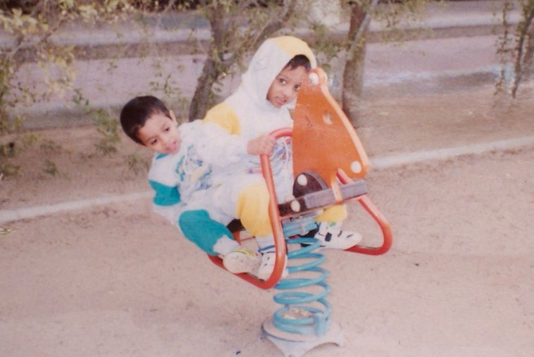 Isura and Channa as kids