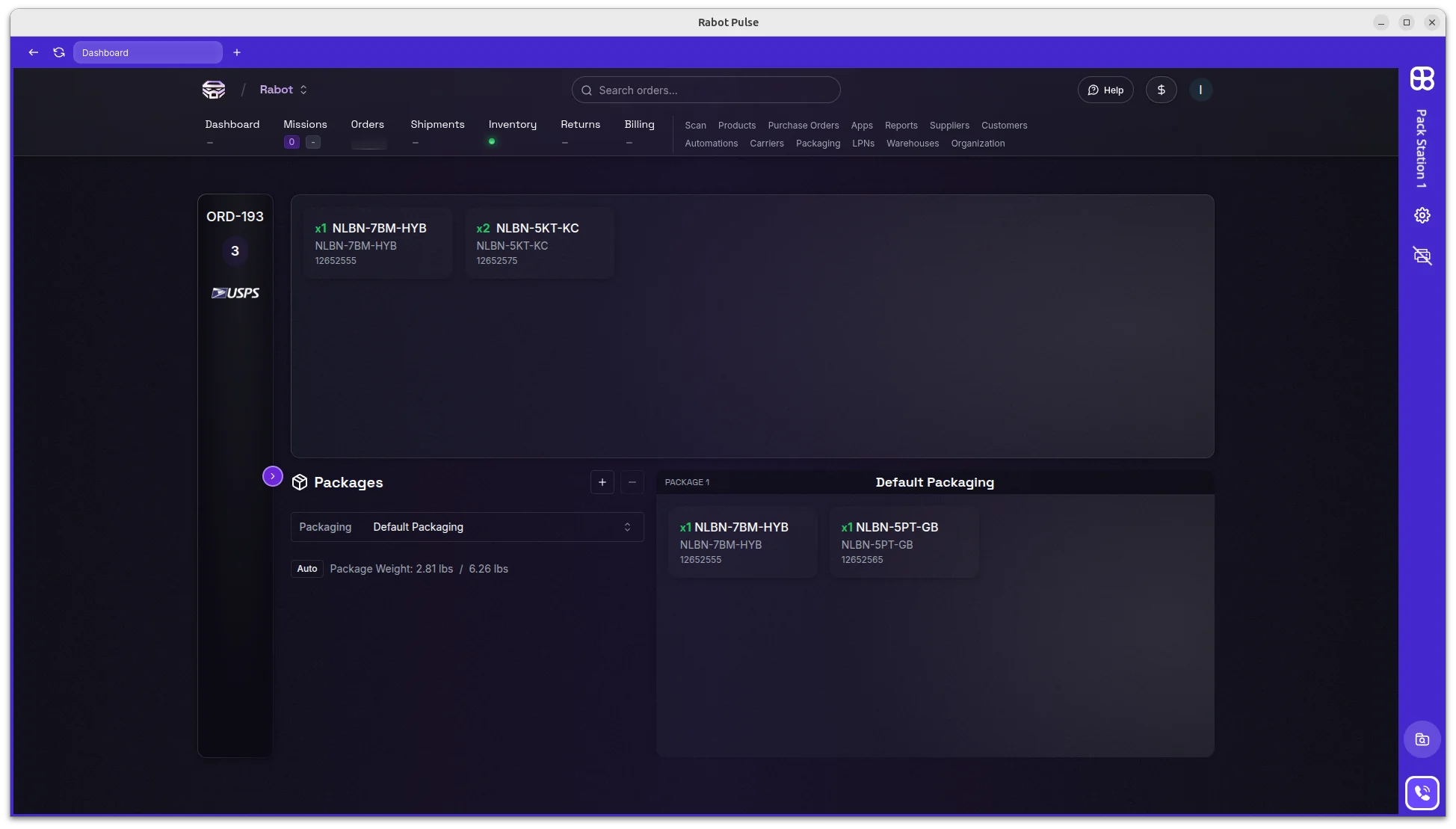 Pulse with ShipSidekick pack UI embedded